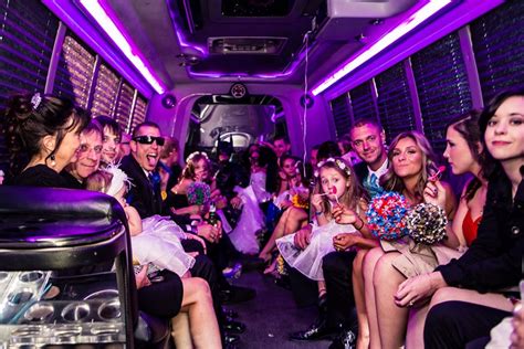 las vegas wedding party bus